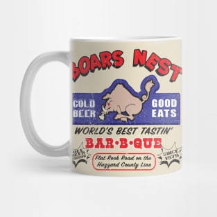 The Boars Nest Dukes of Hazzard Worn Mug